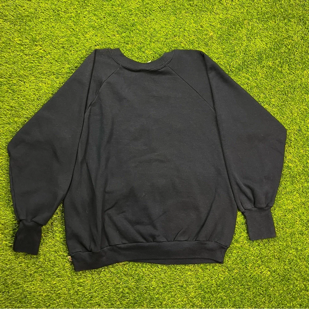 Vintage 80's‎ MADE IN USA logo 7 inc Dallas Cowboys Crewneck Sweatshirt large